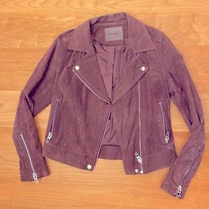 Suede Moto Jacket